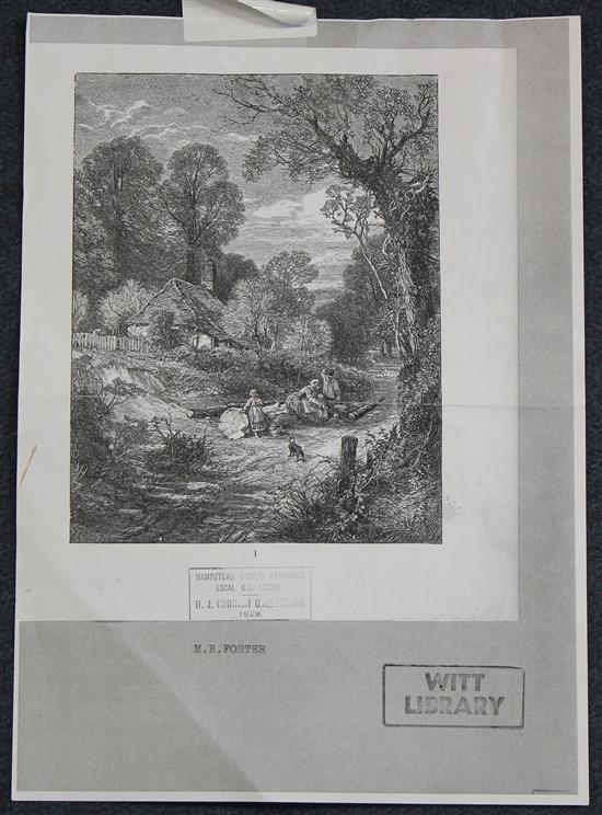 Myles Birket Foster (1825-1899) The Woodmans Cottage, 20 x 14in.